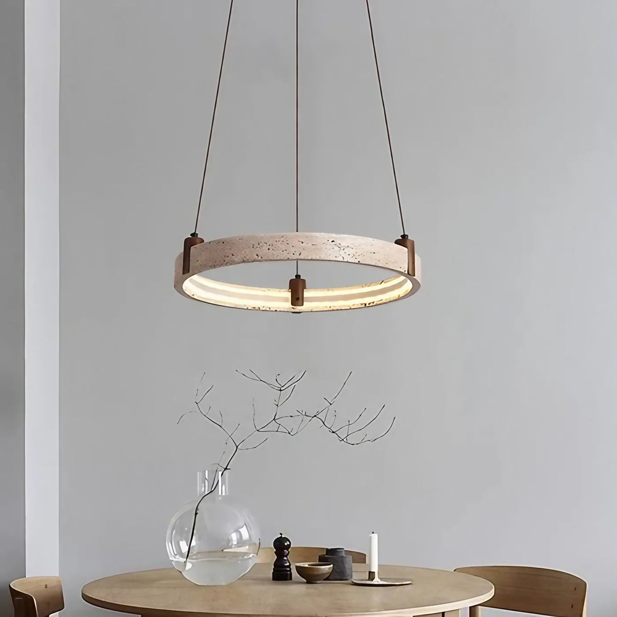 Suspension LED moderne au design épuré, tailles S, M et L