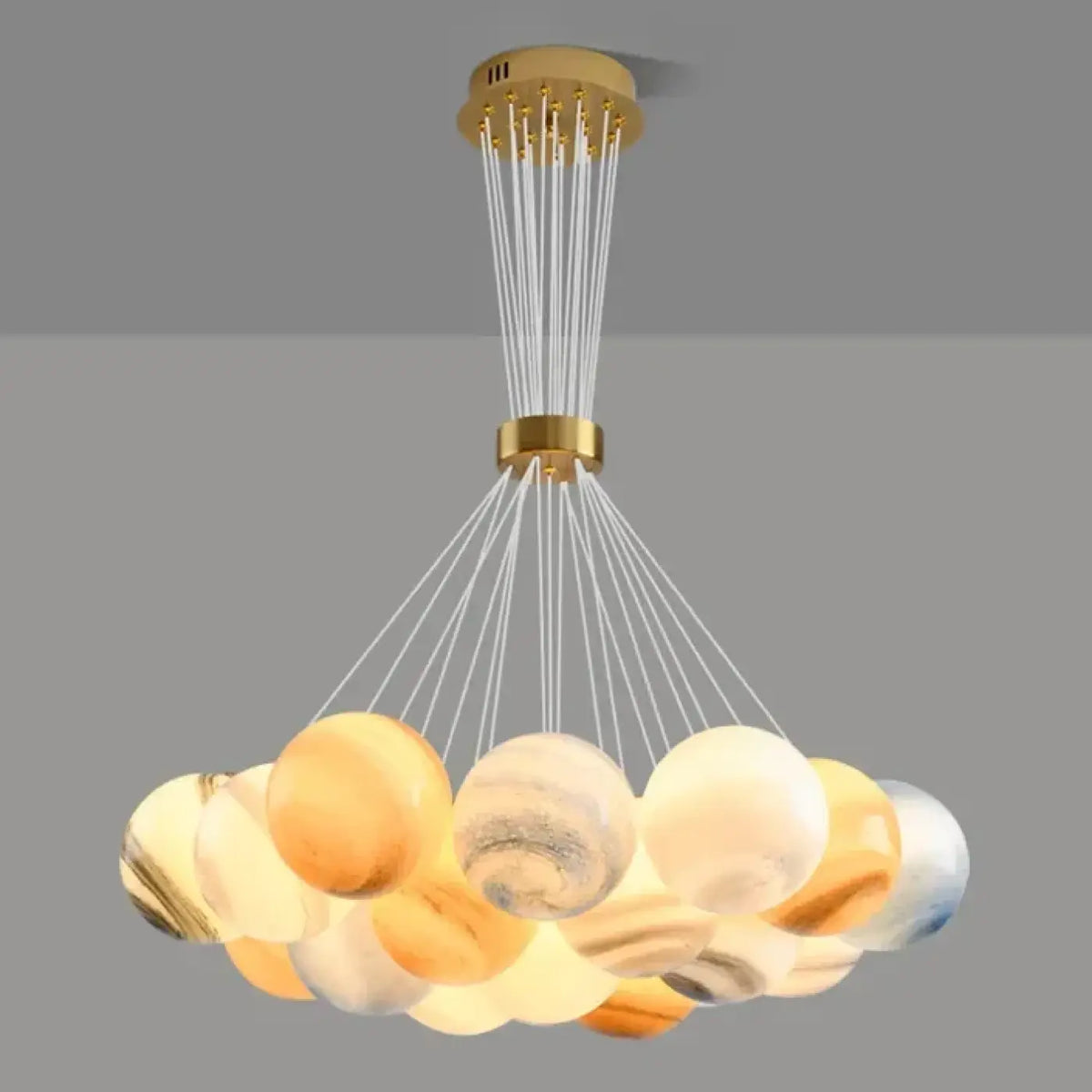 Suspension LED contemporaine, modèles A ou B, trois tailles