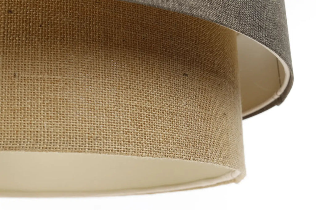 Suspension marron gris, beige et écru, tailles S, M ou L