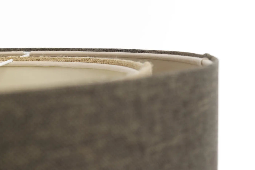 Suspension en tissu marron gris, beige et écru, tailles S, M, L