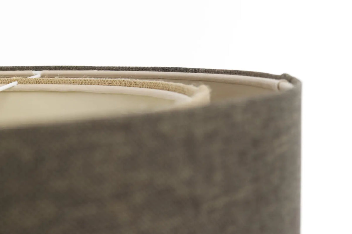 Suspension en tissu marron gris, beige et écru, tailles S, M, L