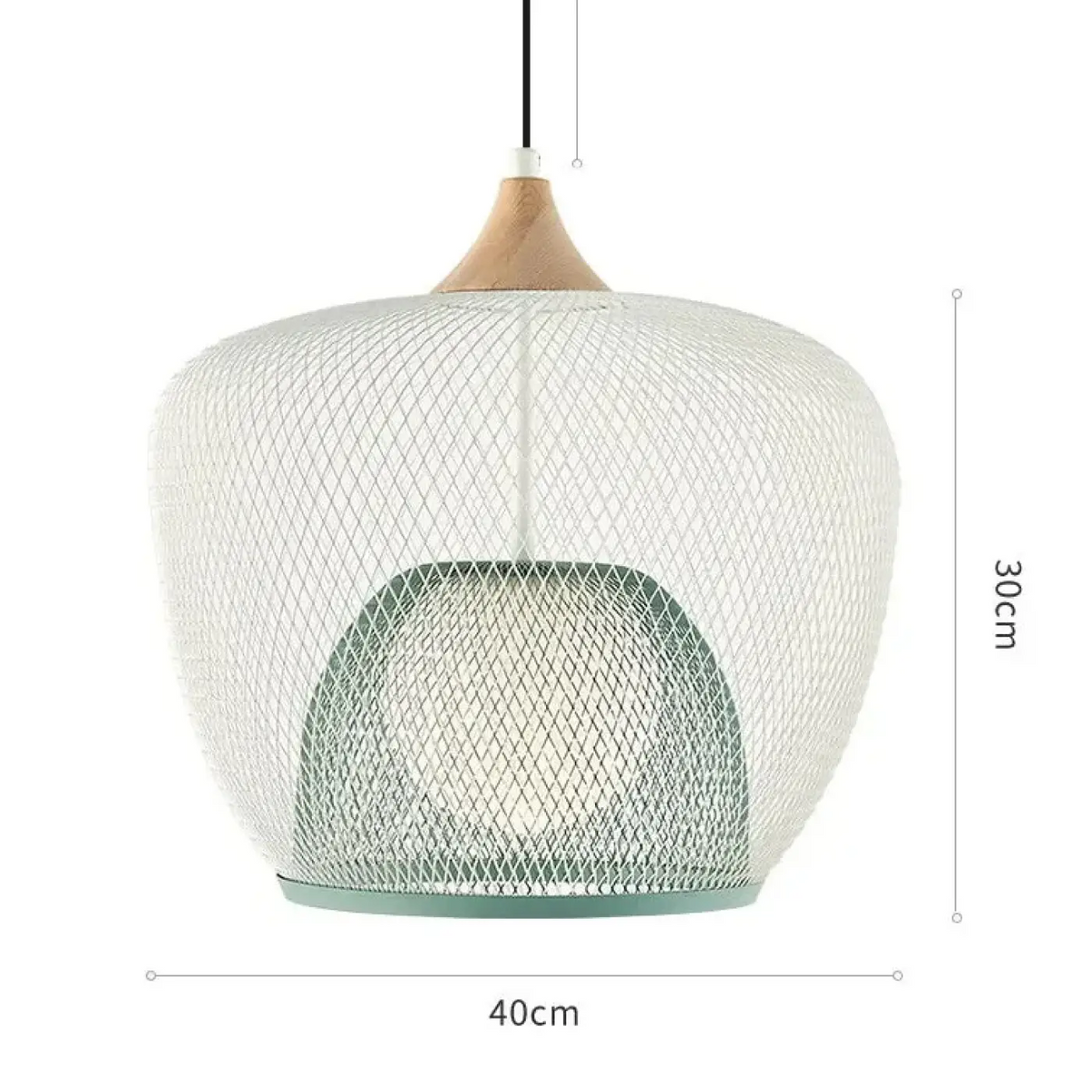 Suspension en métal au style moderne, deux modèles A ou B