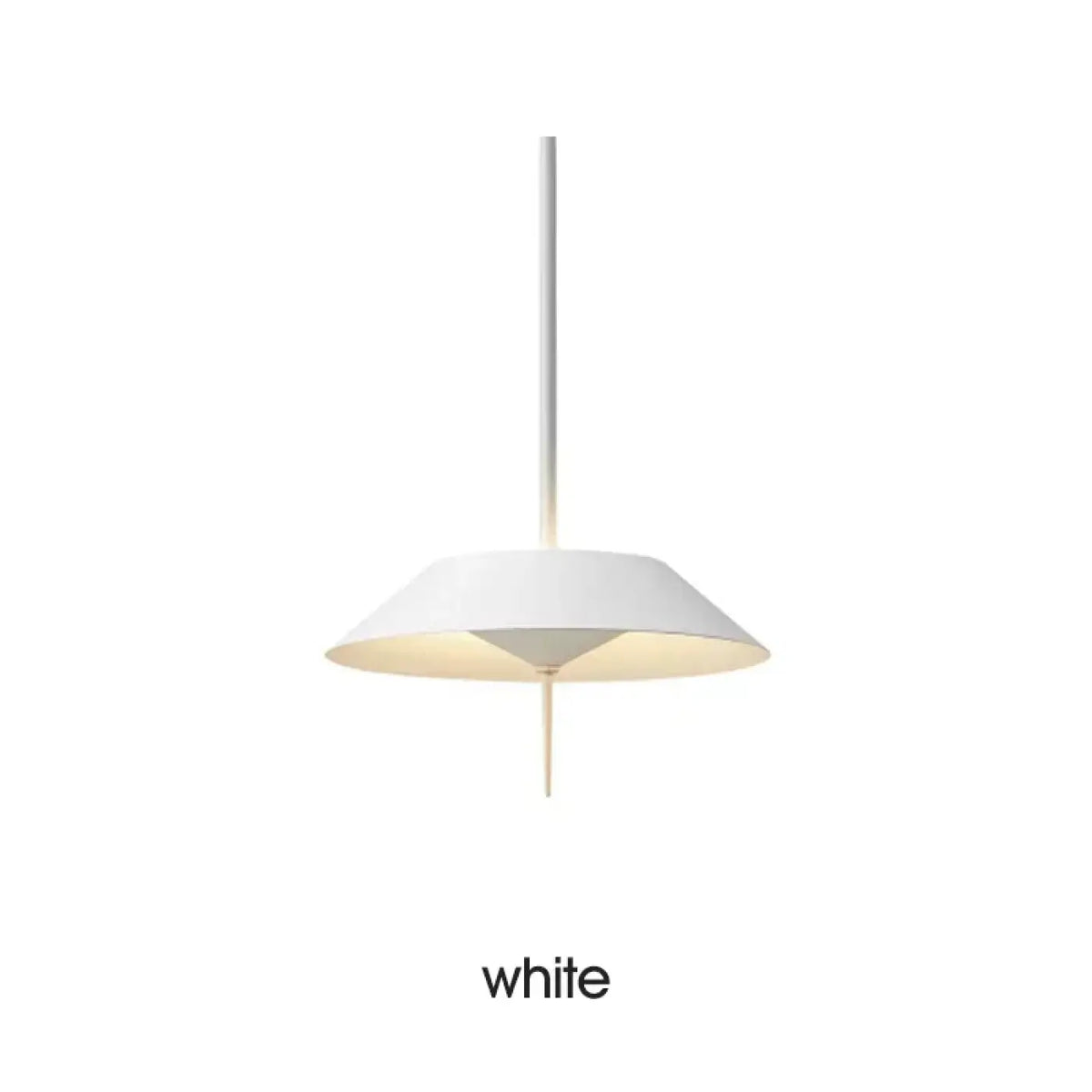 Suspension moderne en métal, blanc, noir ou doré, blanc