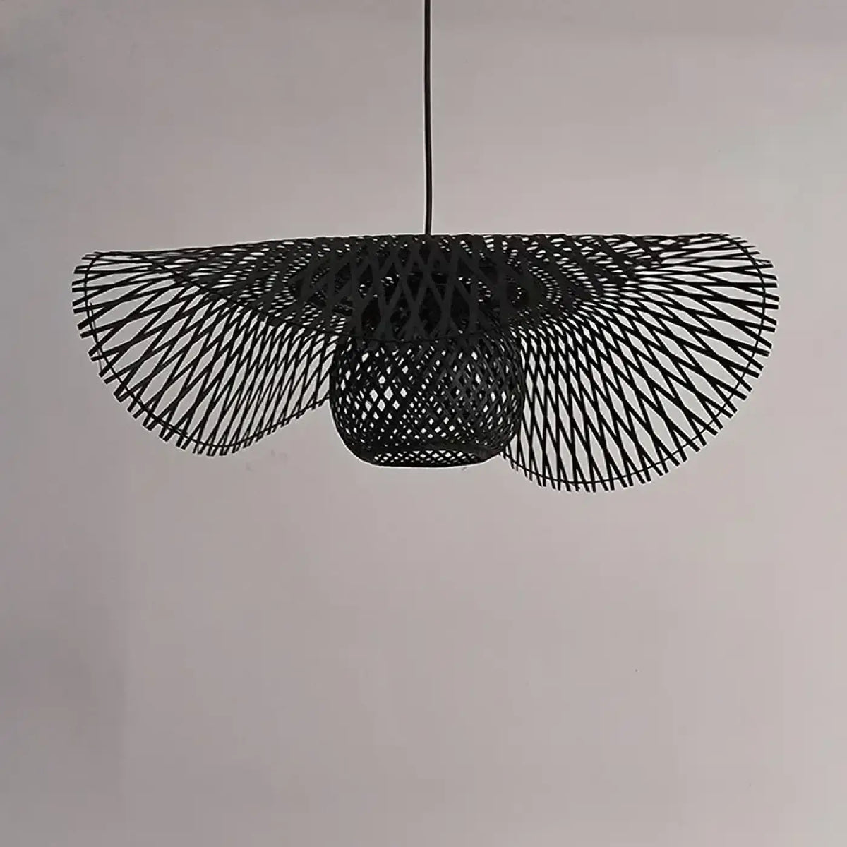 Suspension en métal tissé, beige ou noir, tailles S à 4XL, noir