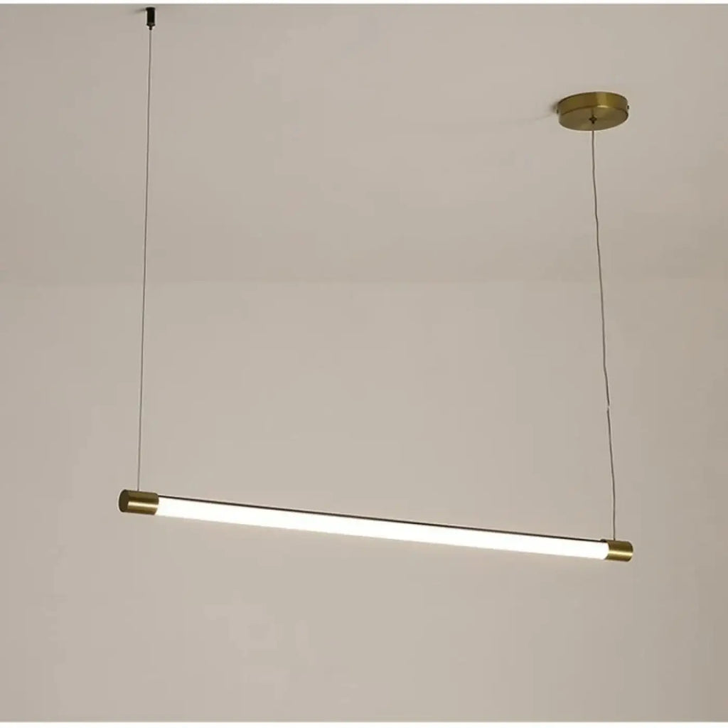 Suspension minimaliste blanche à motif doré, tailles S, M et L
