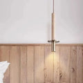 Suspension minimaliste en pierre naturelle, beige ou noire, beige