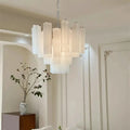 Suspension abat-jour en verre, huit couleurs, cinq tailles
