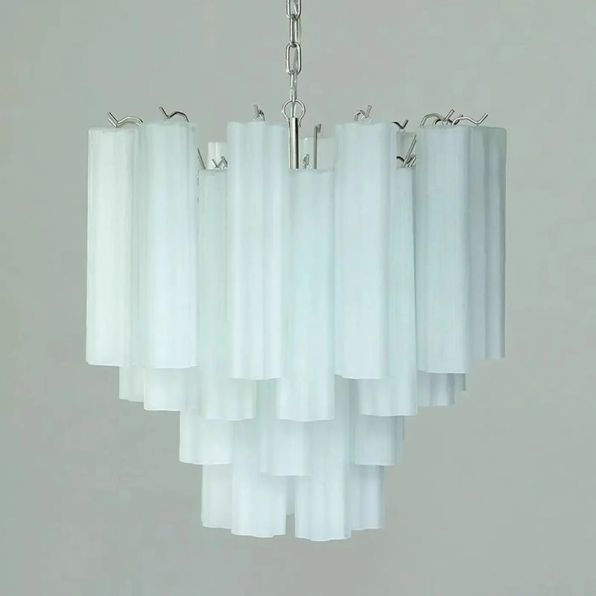Suspension abat-jour en verre, huit couleurs, cinq tailles