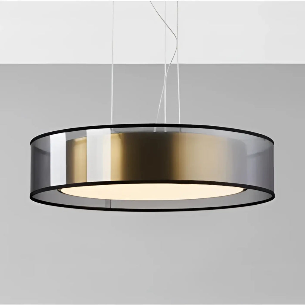 Suspension anneau lumineux à diffuseur intégré, tailles S, M ou L
