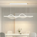 Suspension ondulée contemporaine, blanc ou noir, tailles S ou M, blanc