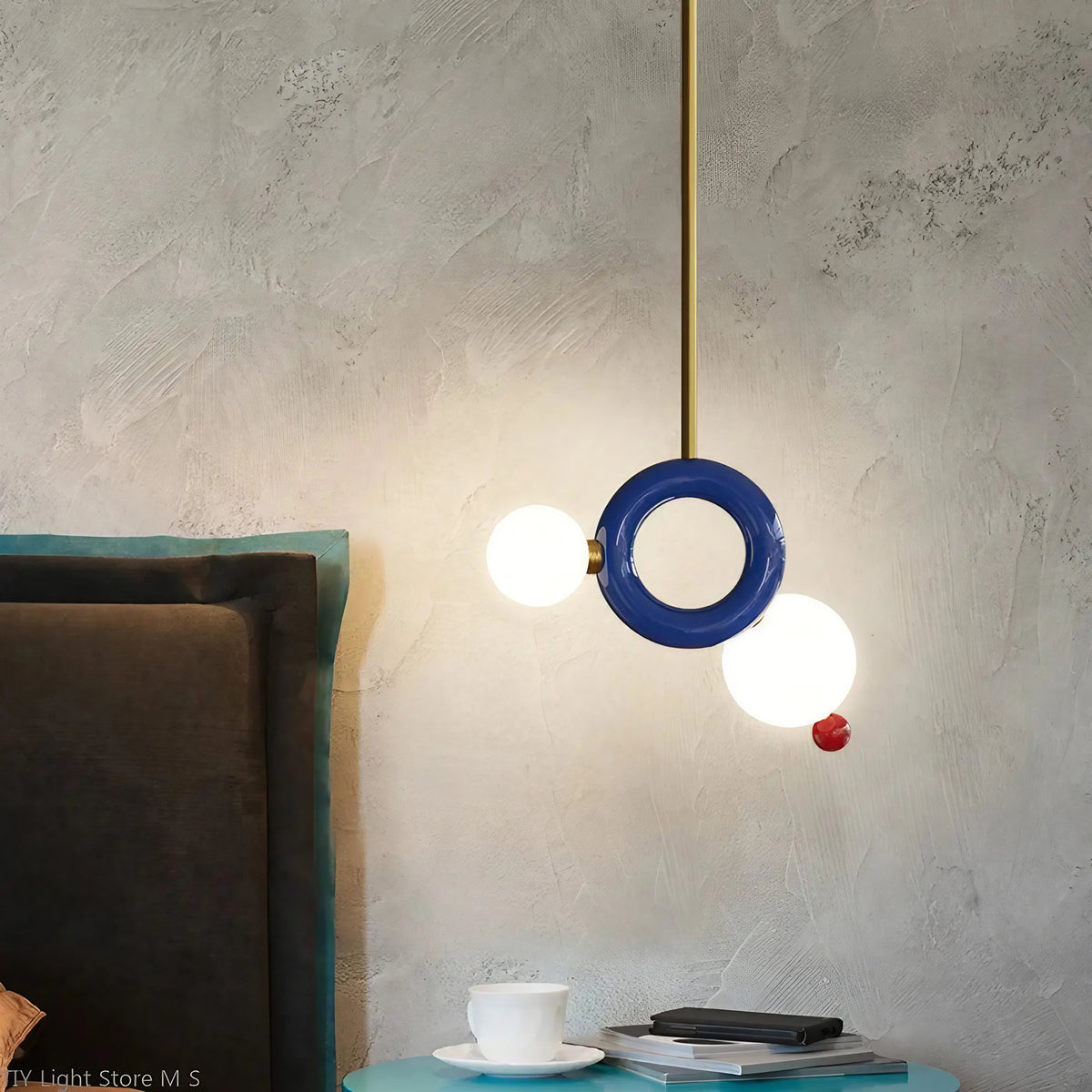 Suspension minimaliste sculpturale, trois modèles au choix