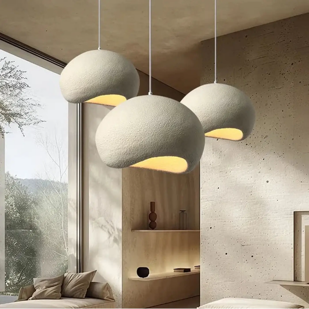 Suspension design contemporaine, cinq tailles et trois coloris