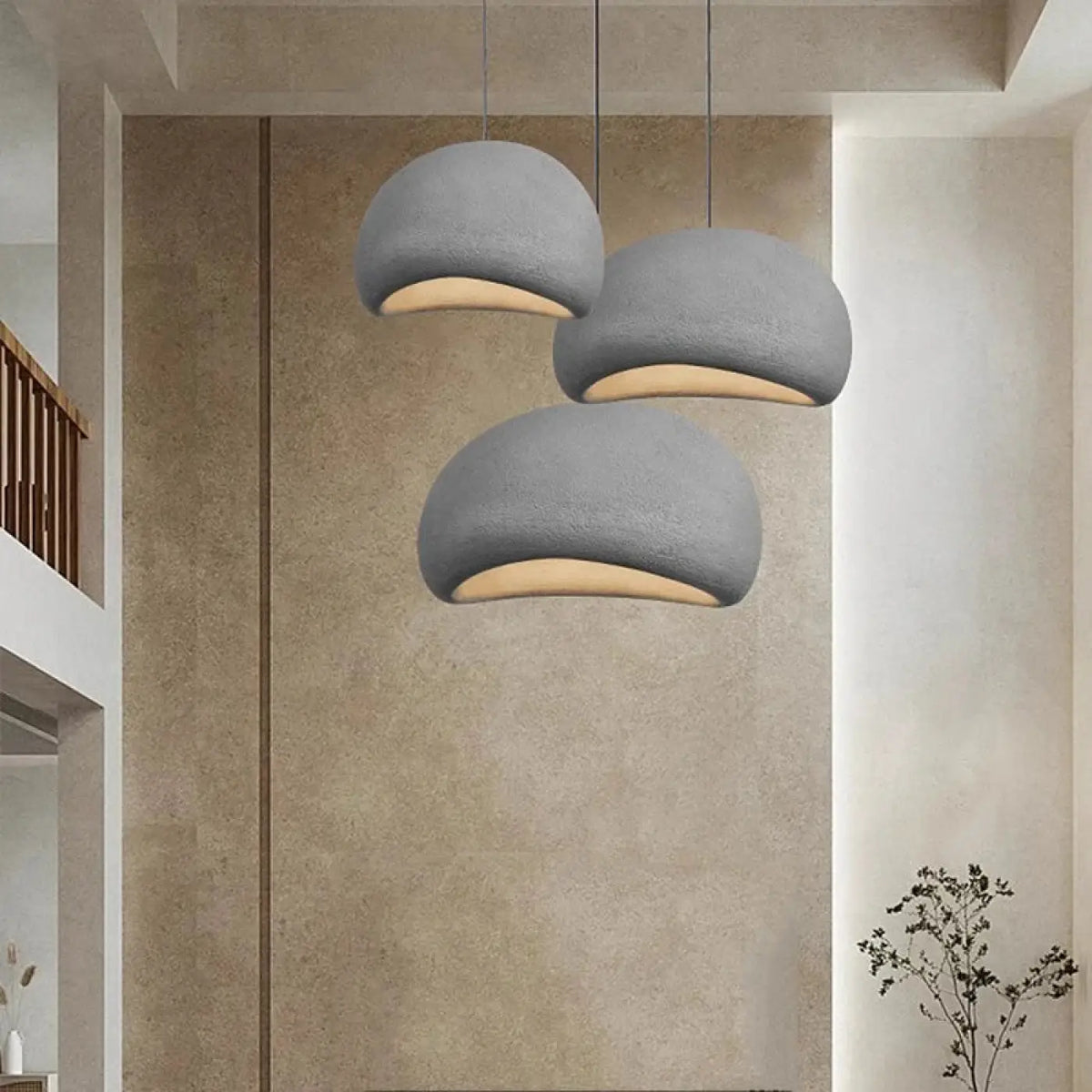 Suspension design contemporaine, cinq tailles et trois coloris
