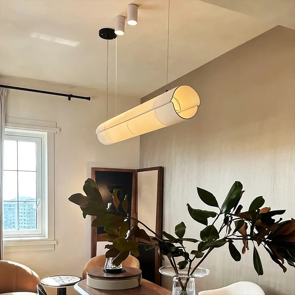 Suspension moderne en tissu, style épuré, tailles S, M et L