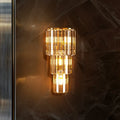 Suspension moderne en verre transparent, tailles S ou M