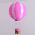 Suspension montgolfière pour chambre d'enfant, cinq coloris, rose