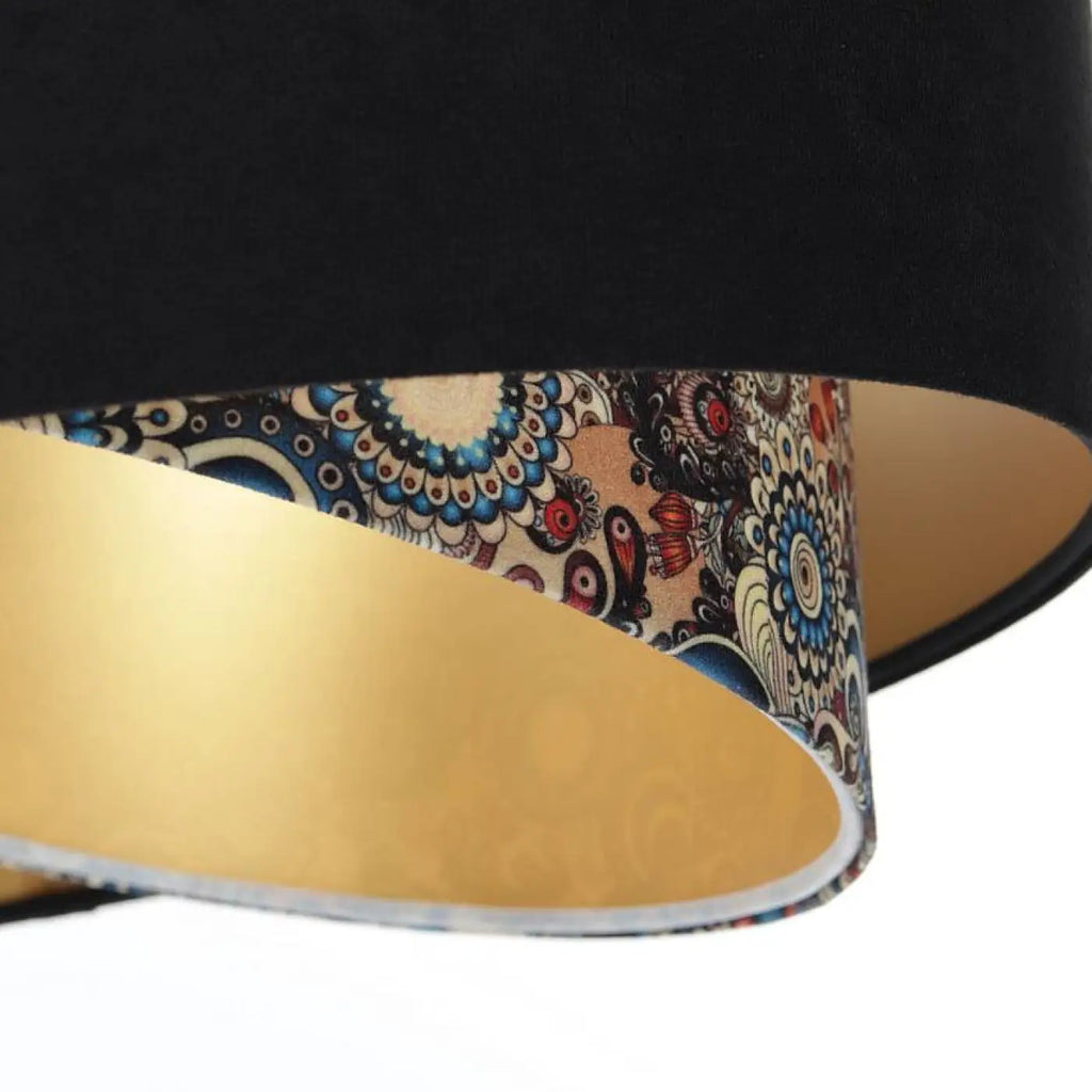 Suspension en velours multicolore, tailles S et M