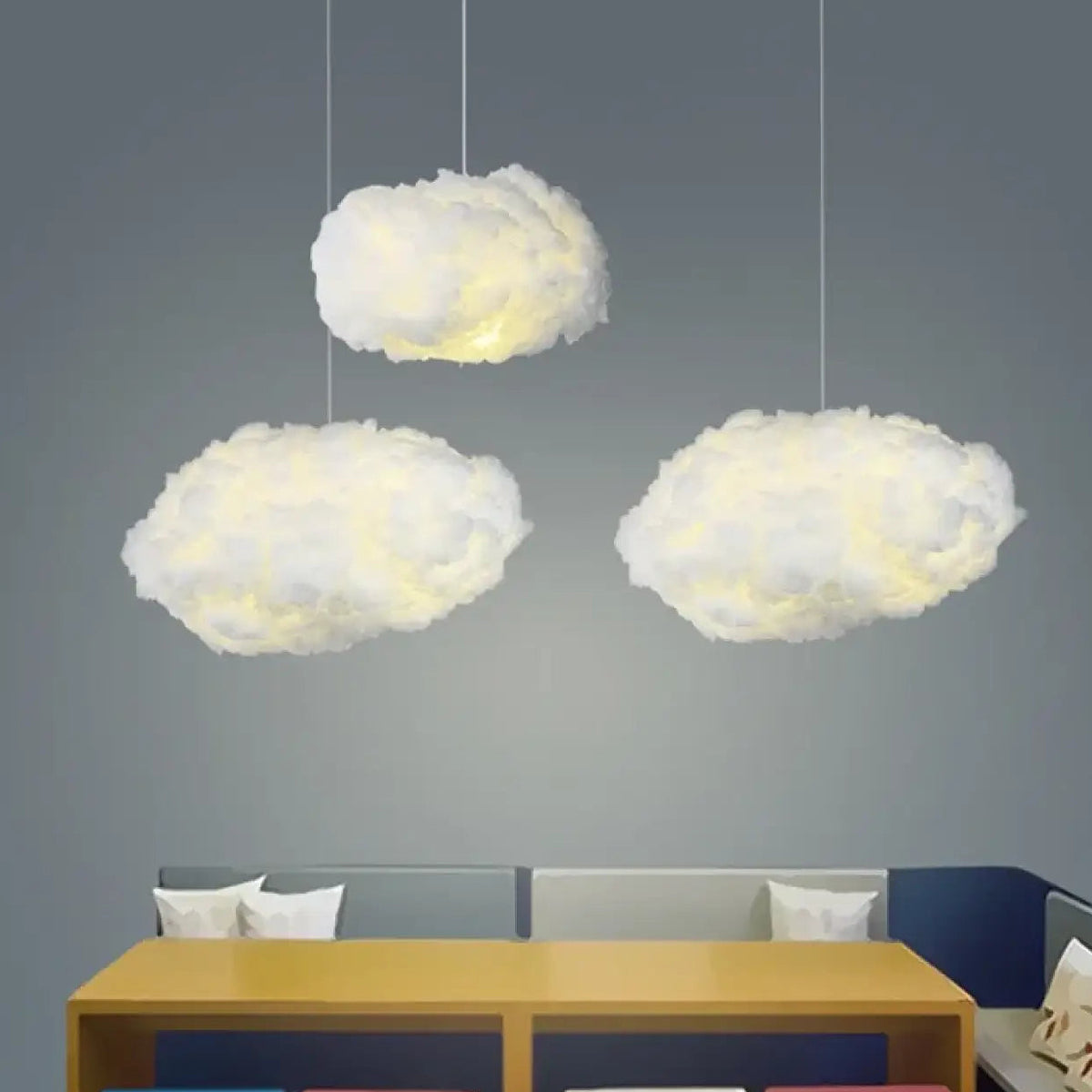 Suspension nuage en coton, tailles S, M et L