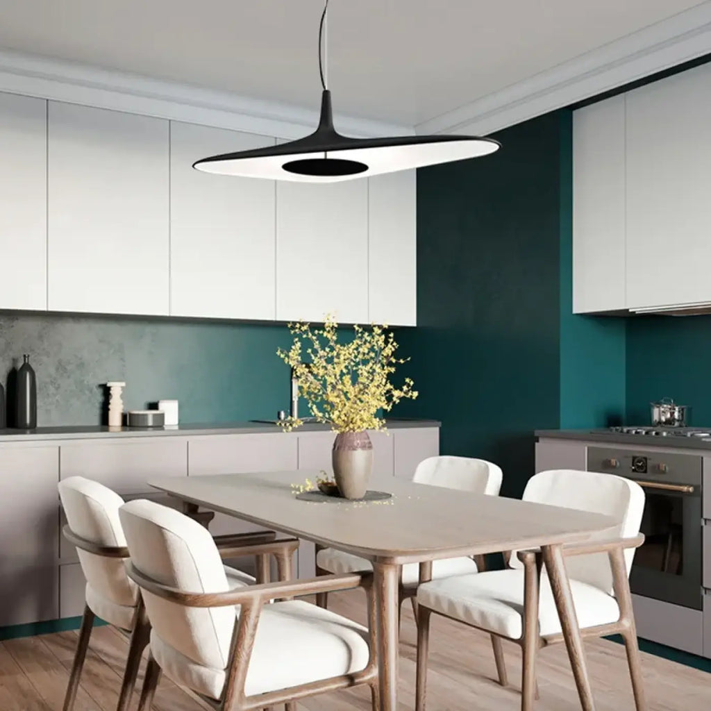Suspension de cuisine originale, noire ou blanche