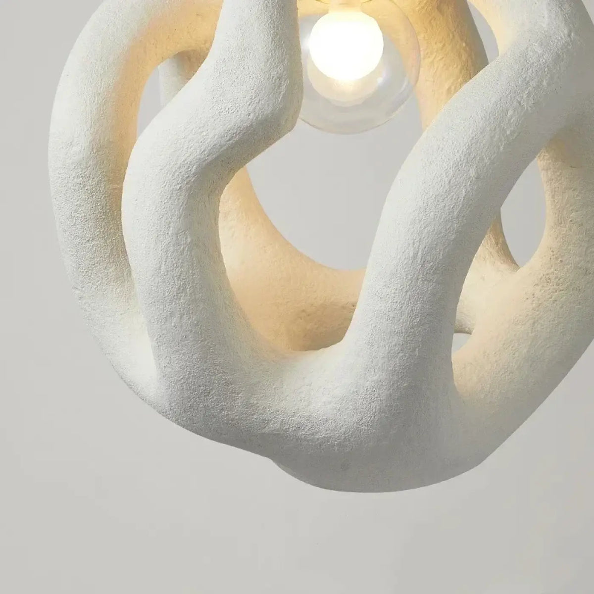 Suspension cocon LED, blanche ou noire, blanc chaud ou froid