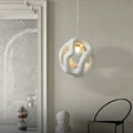 Suspension cocon LED, blanche ou noire, blanc chaud ou froid, blanc