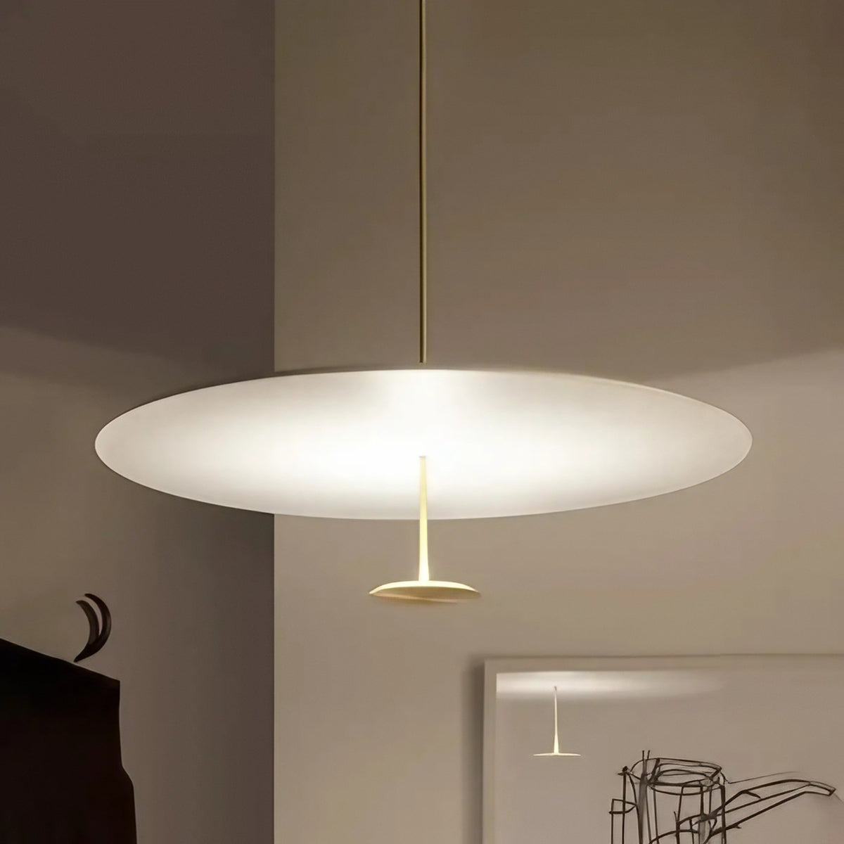 Suspension ovale scandinave pour table à manger, doré ou noir