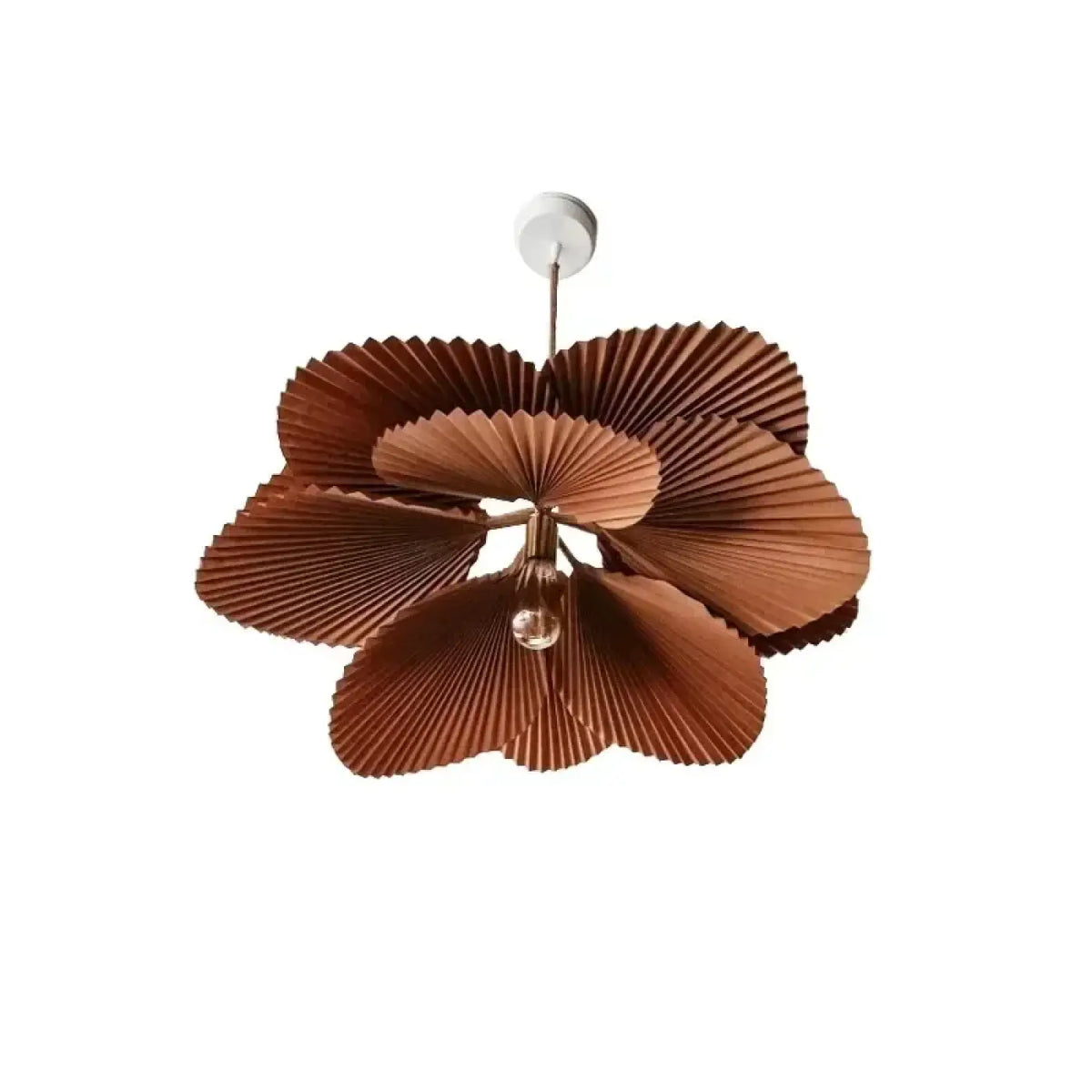 Suspension en papier marron au style bohème, trois tailles