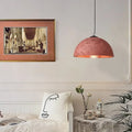 Suspension en résine au design contemporain, quatre coloris, rouge