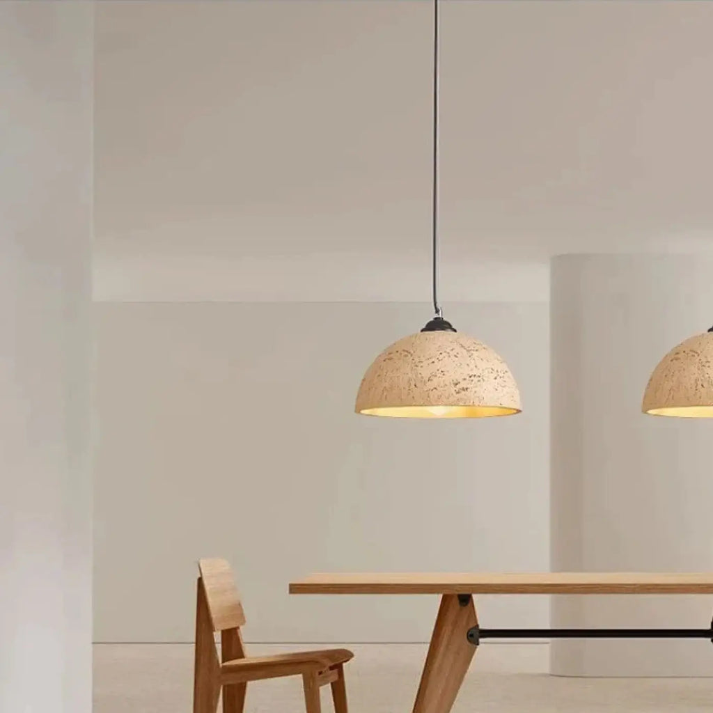 Suspension en résine au design contemporain, quatre coloris