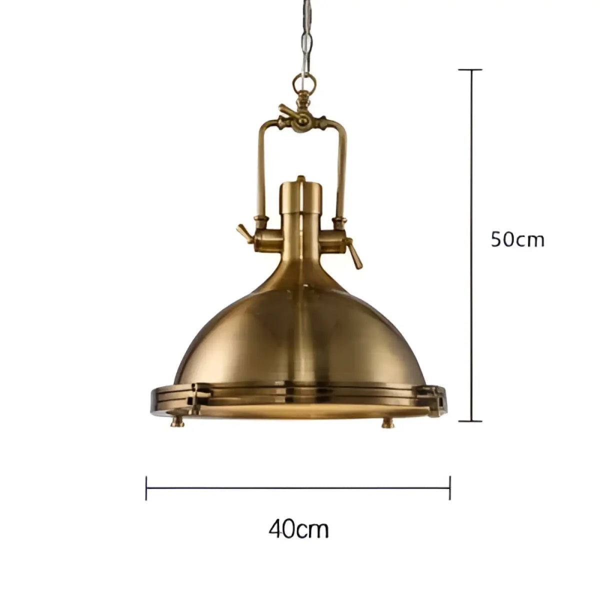 Suspension rétro industrielle, noir, doré, chrome ou bronze, doré