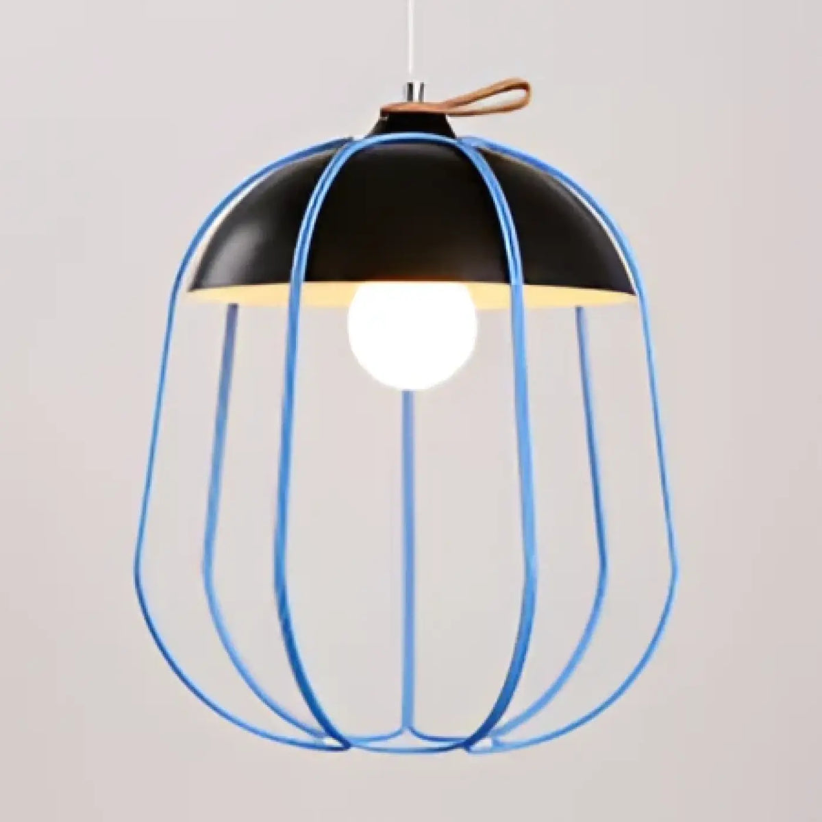 Suspension rétro bicolore, trois associations de couleurs, noir et bleu