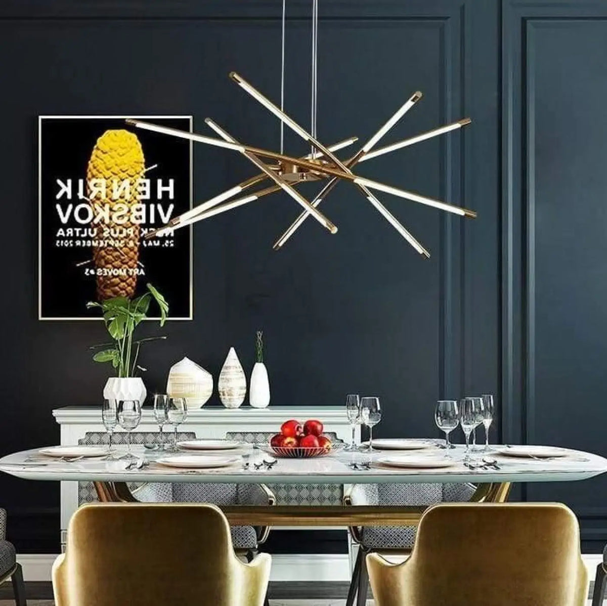 Suspension design pour salon, quatre tailles S, M, L, XL