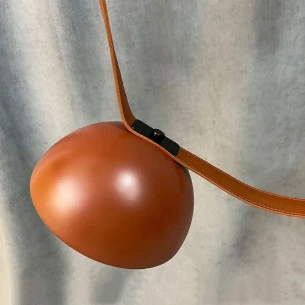 Suspension à longues sangles contemporaine, orange ou noir
