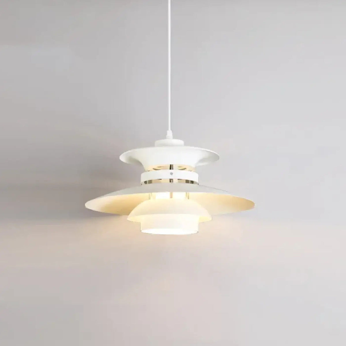 Suspension scandinave à disques étagés et bois, sept modèles