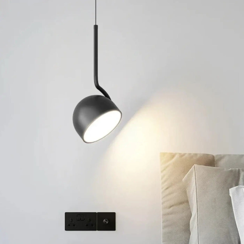 Suspension scandinave à tête orientable, blanc ou noir