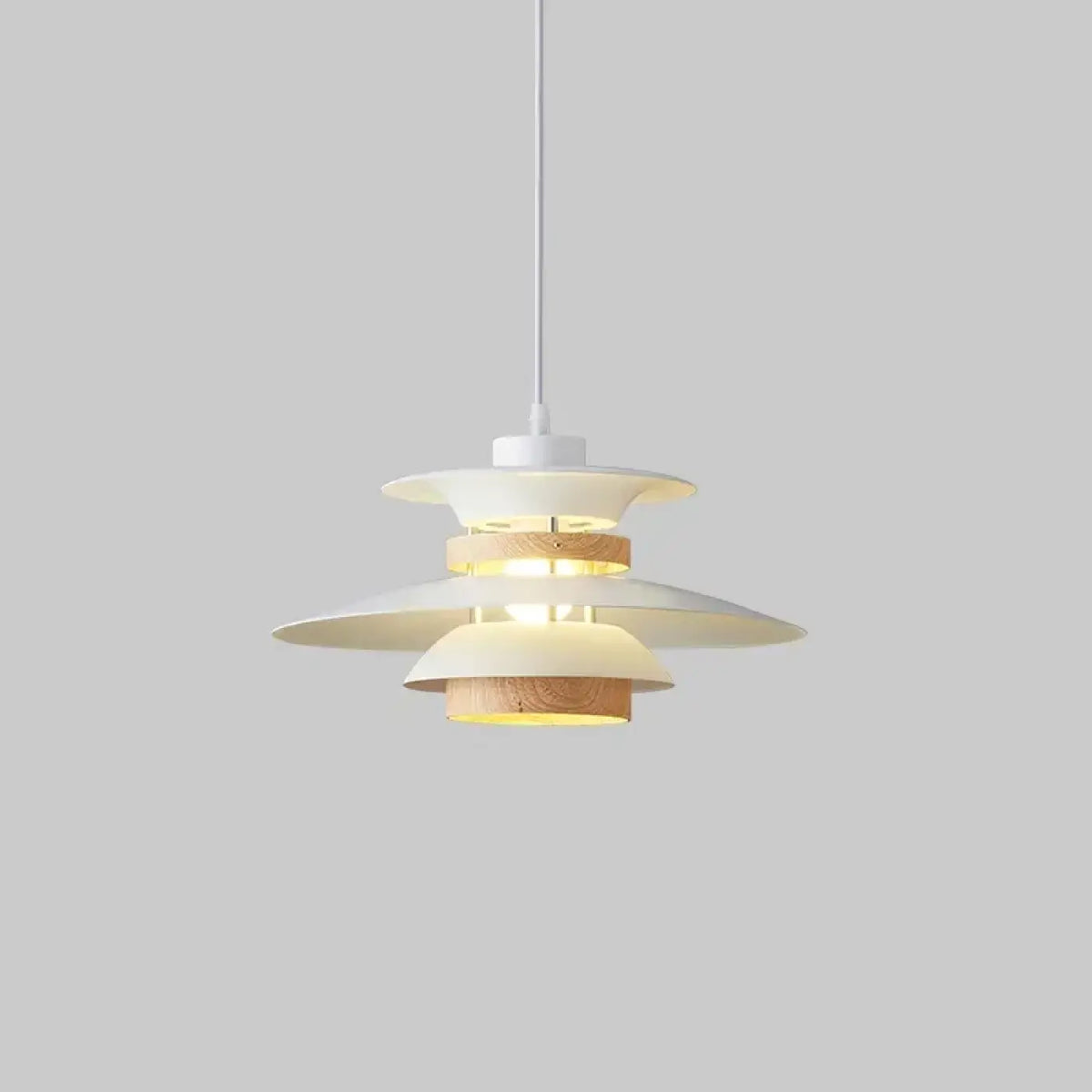 Suspension scandinave à disques étagés et bois, sept modèles