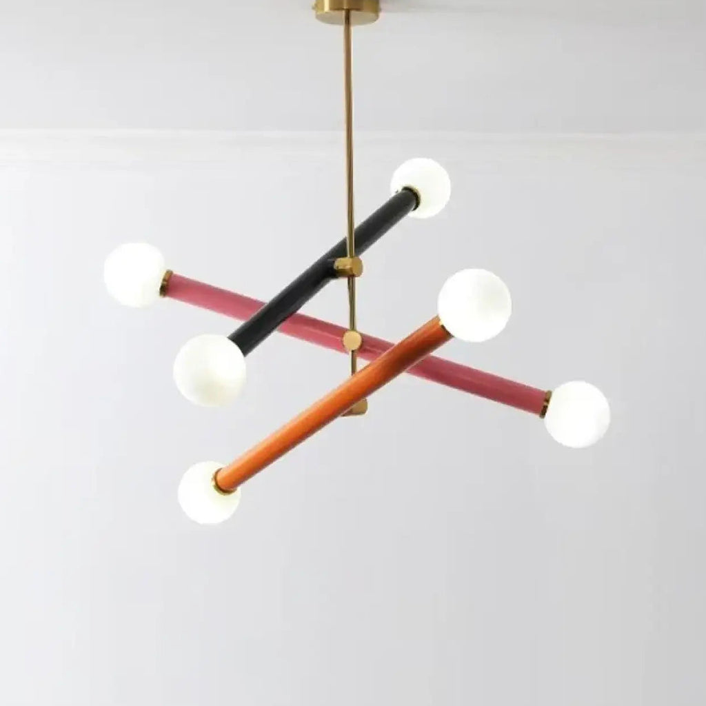 Lustre design à plusieurs bras, lumière diffuse, deux modèles