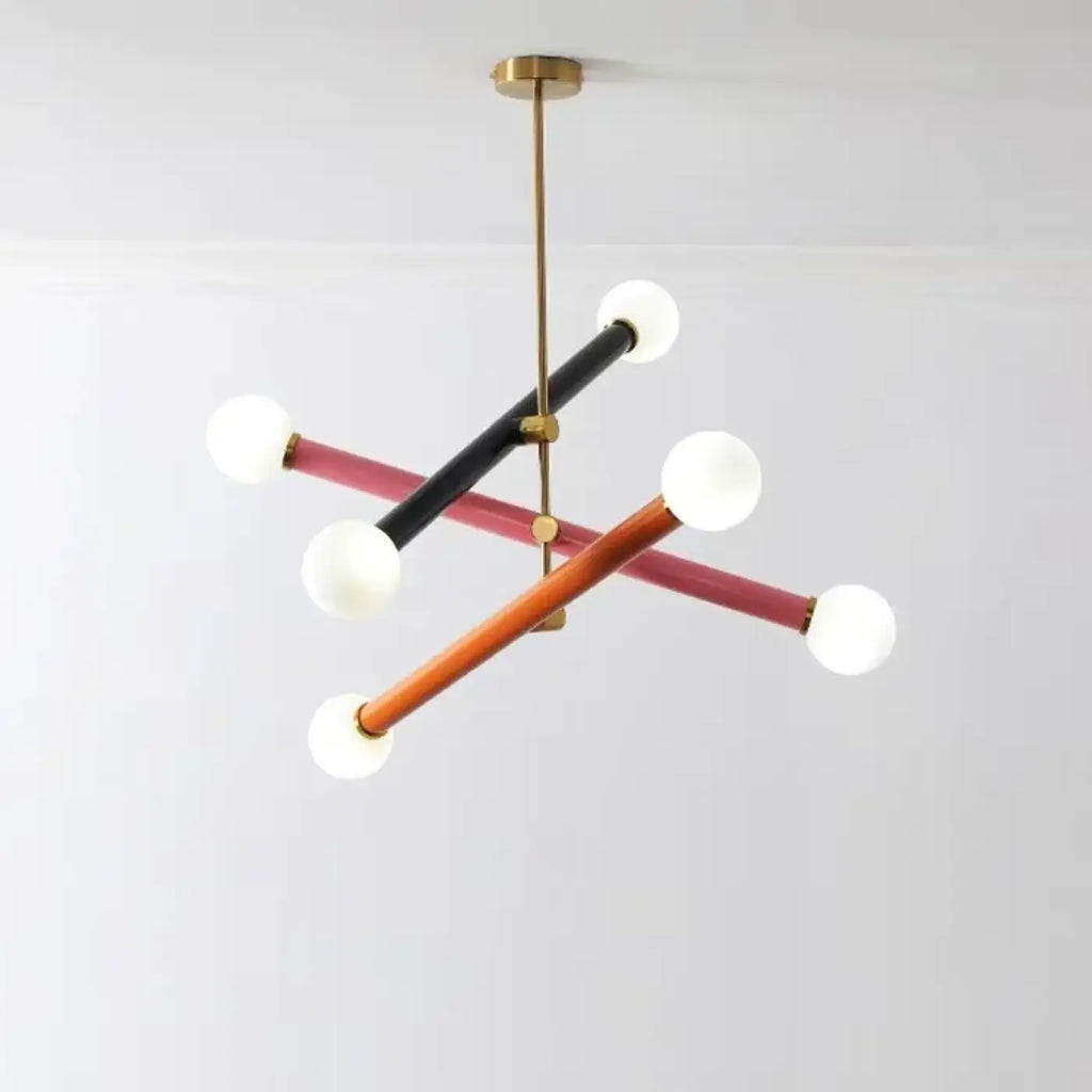 Lustre design à plusieurs bras, lumière diffuse, deux modèles