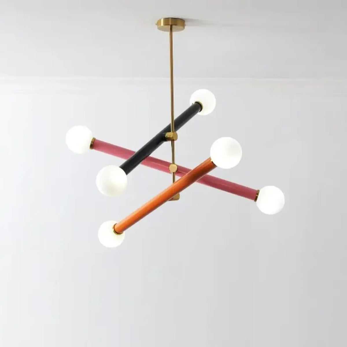 Lustre design à plusieurs bras, lumière diffuse, deux modèles