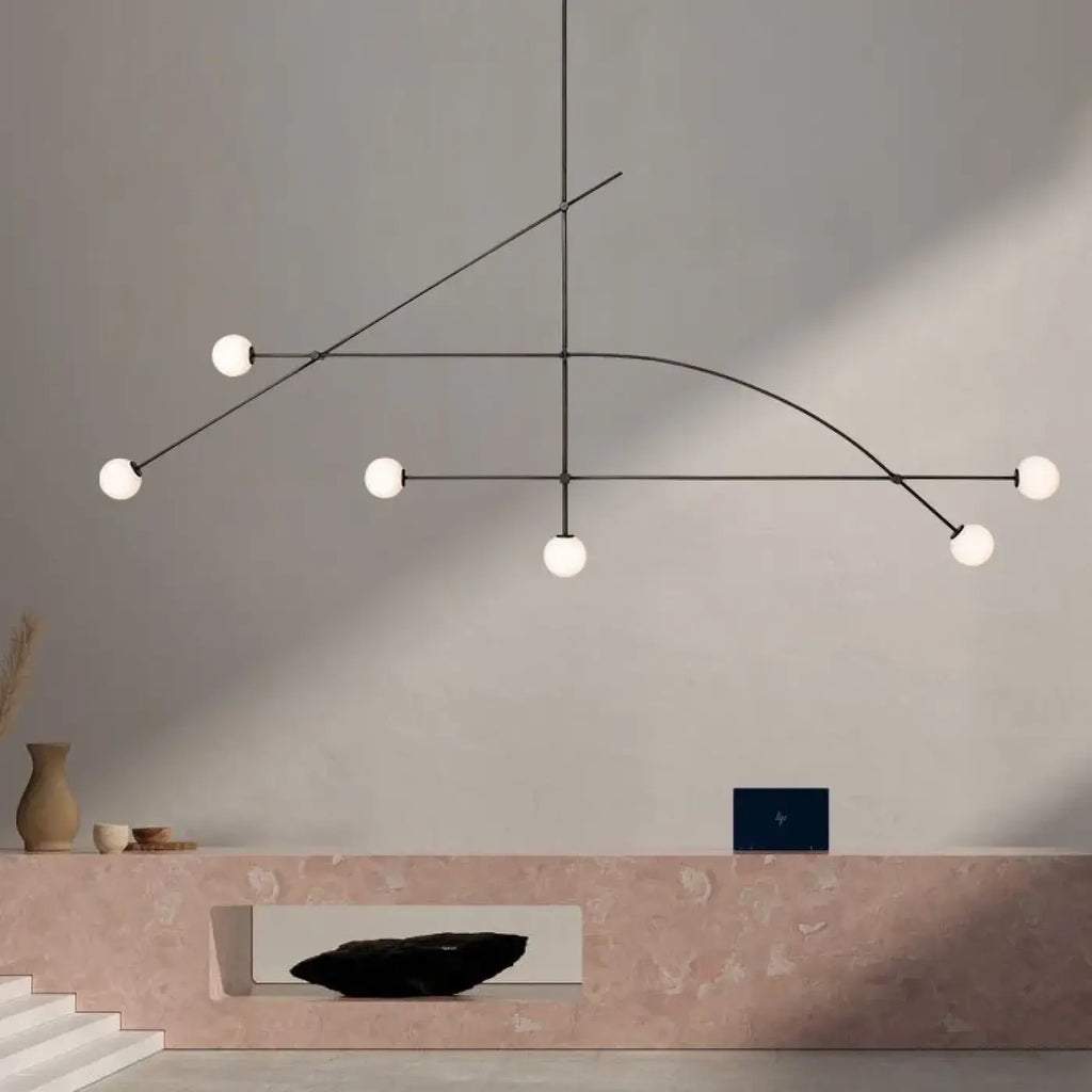 Suspension moderne ornementée, tailles S ou M