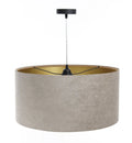 Suspension en tissu beige et doré, moderne, tailles S, M et L