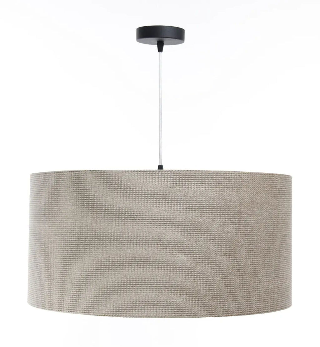 Suspension en tissu beige et doré, moderne, tailles S, M et L