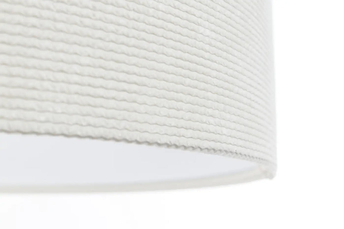 Suspension en tissu blanc crème, style moderne, tailles S à L