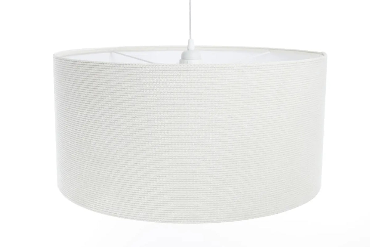 Suspension en tissu blanc crème, style moderne, tailles S à L