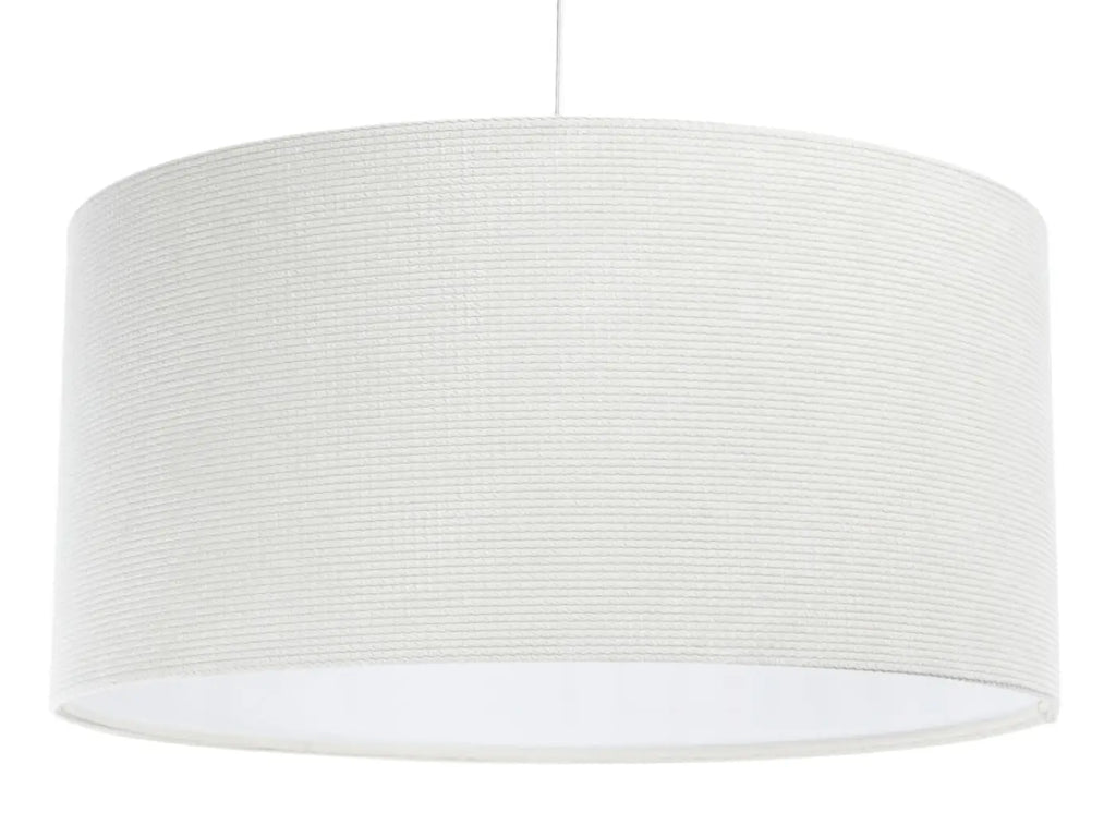 Suspension en tissu blanc crème, style moderne, tailles S à L