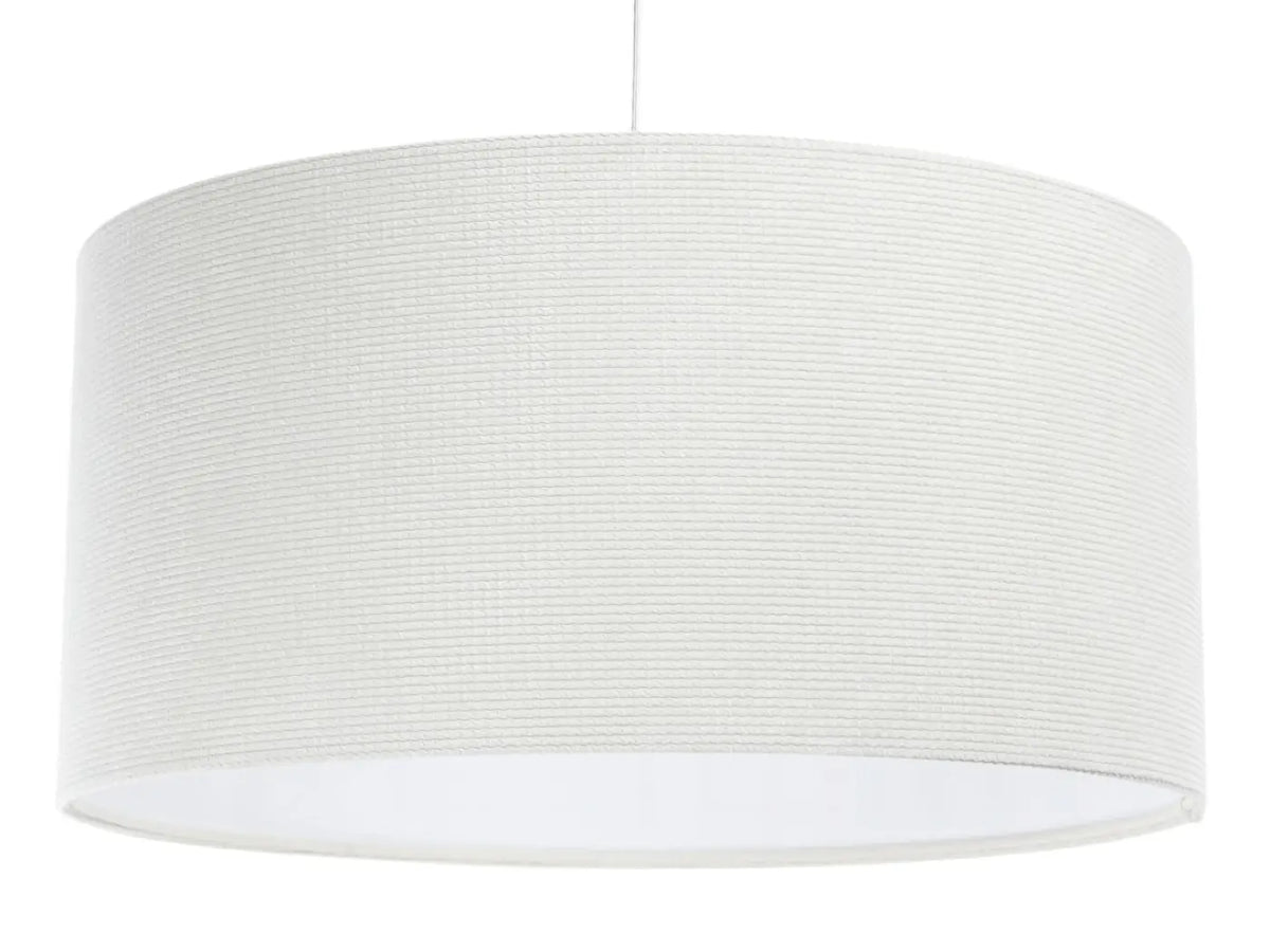 Suspension en tissu blanc crème, style moderne, tailles S à L