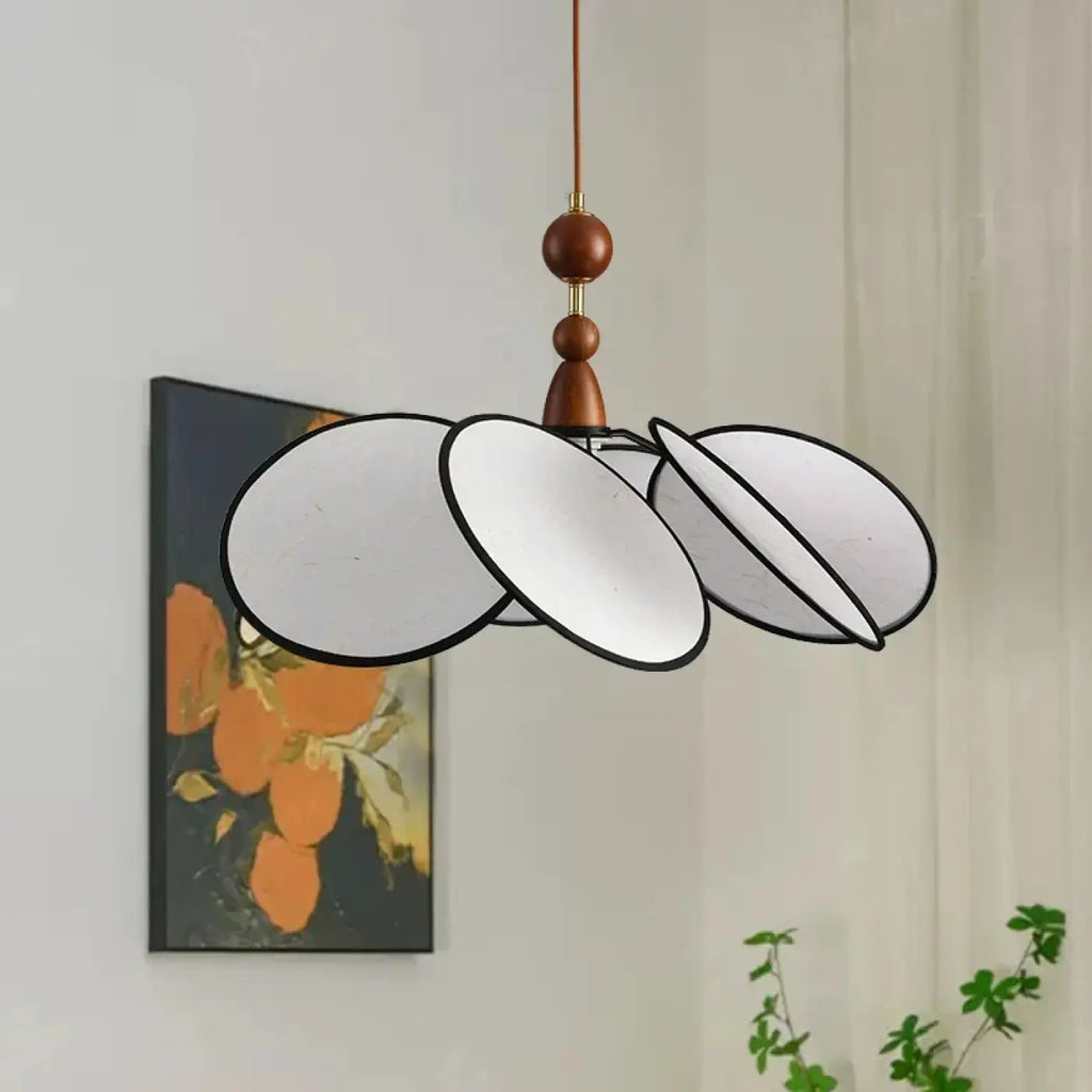 Suspension en tissu style scandinave, trois teintes de lumière
