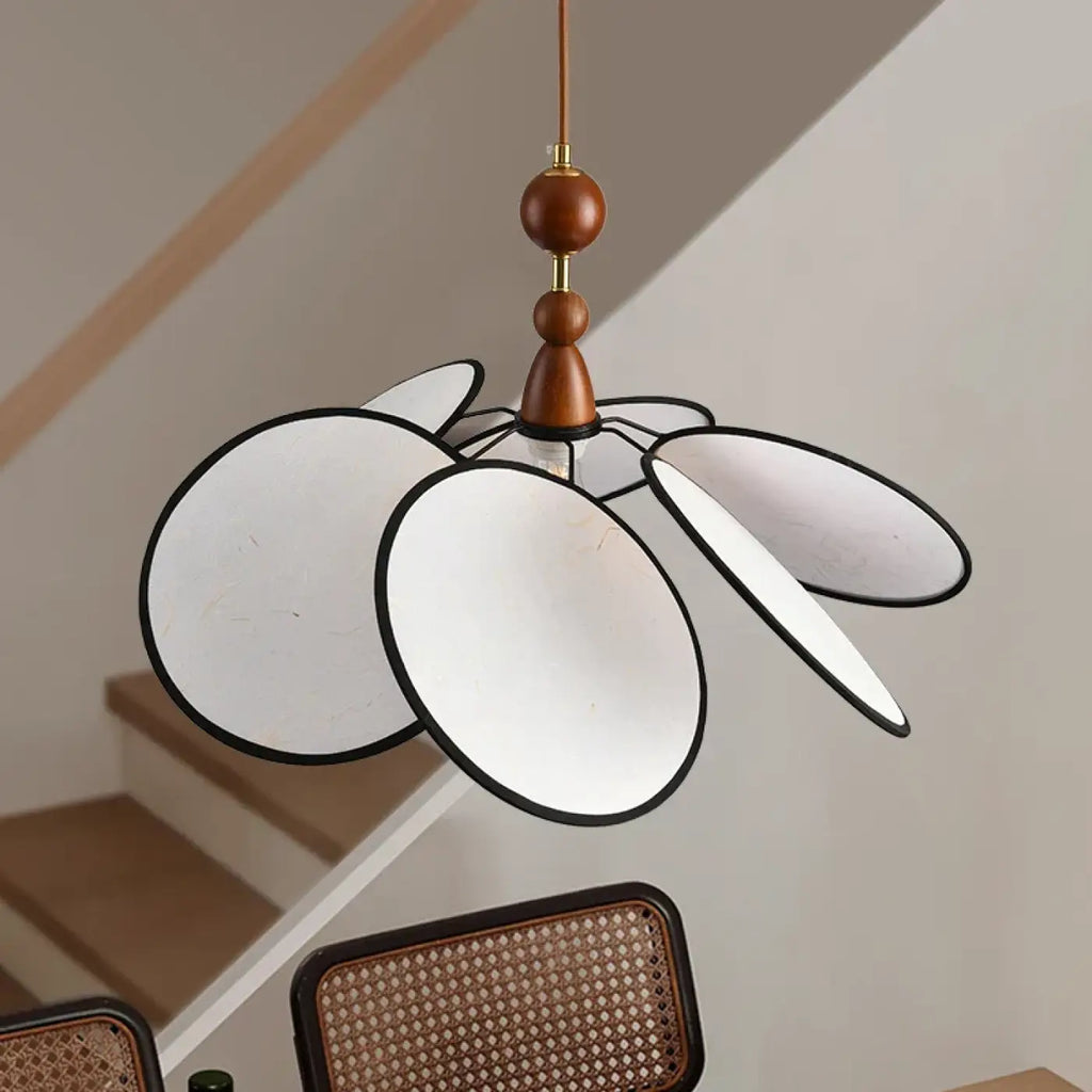 Suspension en tissu style scandinave, trois teintes de lumière
