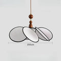Suspension en tissu style scandinave, trois teintes de lumière