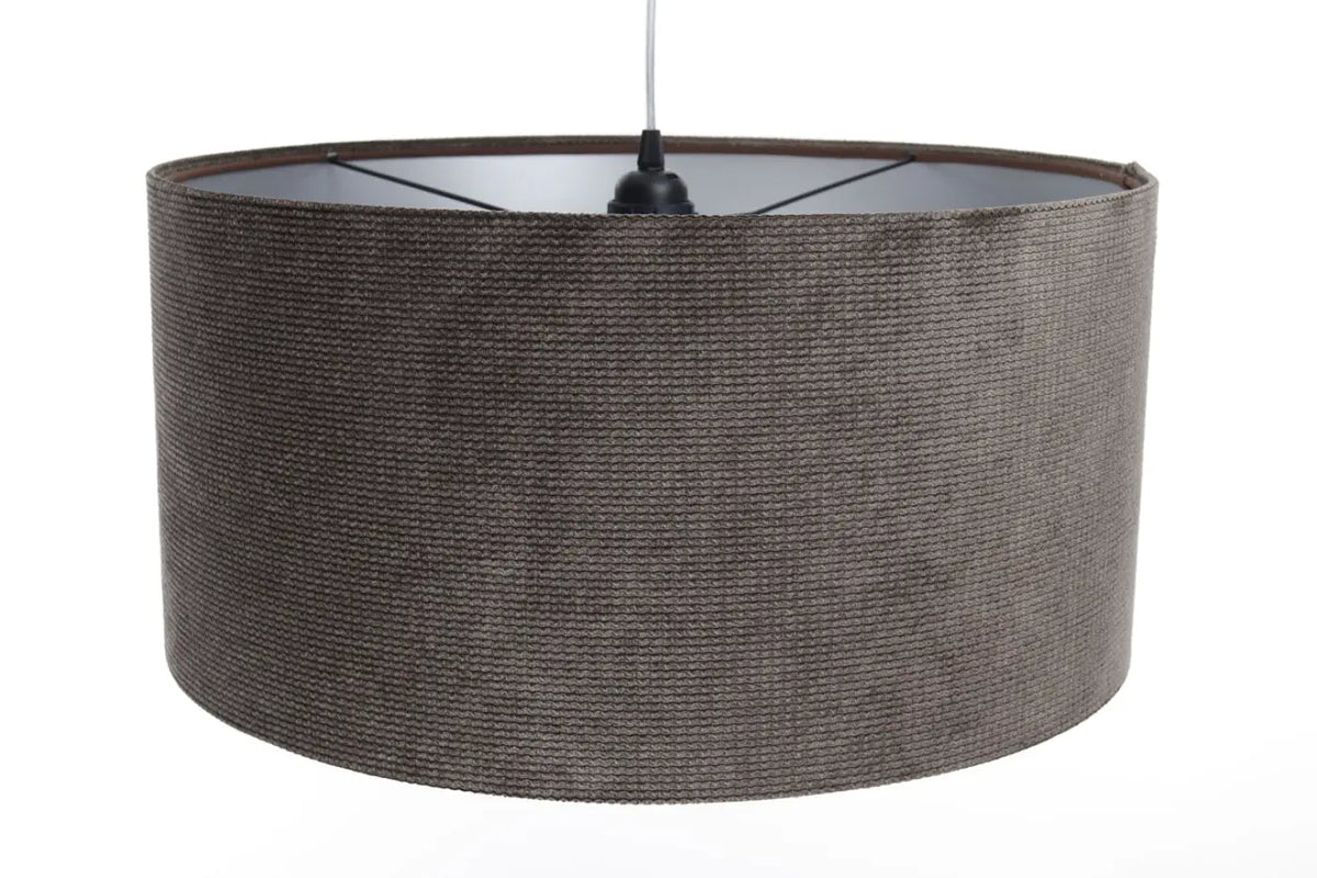 Suspension en tissu gris marron, style moderne, tailles S à L